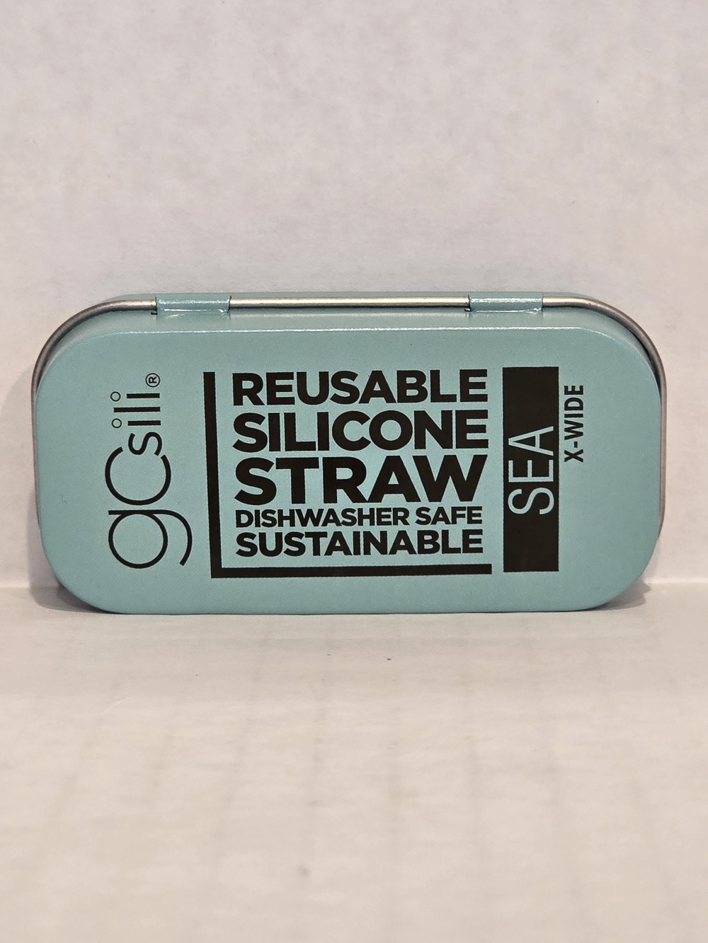 Aqua Reusable Silicone Straw Set - X Wide - GoSili